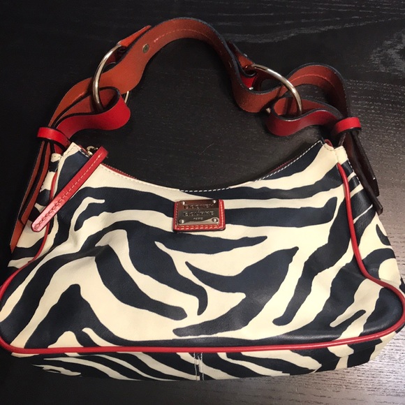 🎉 HP 🎉 Dooney & Bourke Large Zebra Hobo Bag - Picture 4 of 10